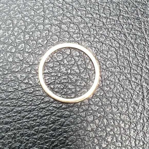 Rose Gold Unisex Gender Neutral Wedding Engagement Promise Ring Band Minimalist - Picture 6 of 10